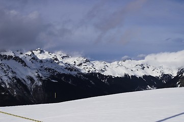 Image showing Ski vacation in Alpes