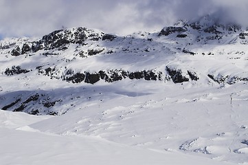 Image showing Ski vacation in Alpes