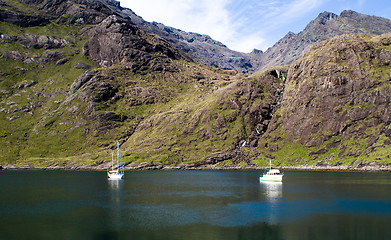 Image showing boat trip in scotland