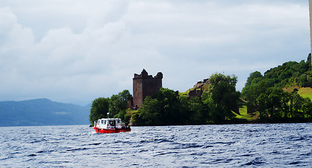 Image showing Loch ness monster in scotland