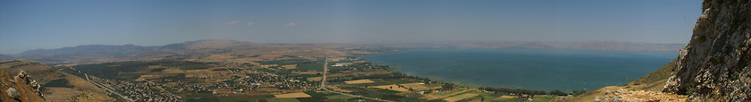 Image showing Galilee landscape panorama