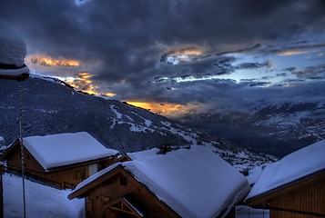 Image showing Ski resort landscape
