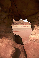 Image showing Travel in Arava desert