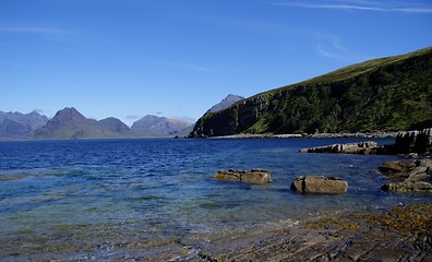 Image showing Skye island sea landscape