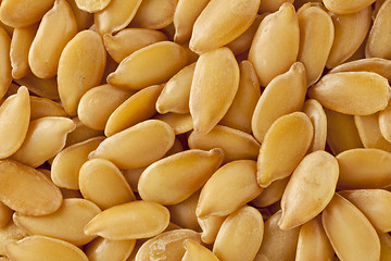 Image showing golden flax  seeds