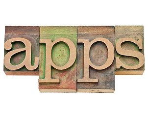 Image showing apps - software for mobile devices