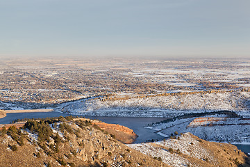 Image showing Colorado Front Range and plains