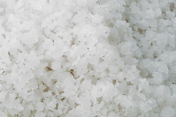 Image showing Pile of salt closeup