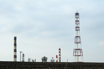 Image showing Oil and chemical refinery