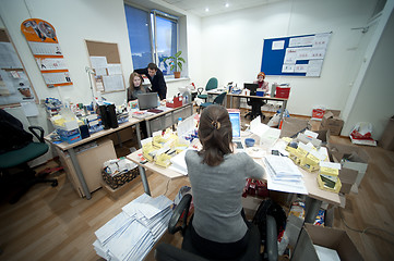 Image showing Office team work