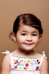 Image showing Happy smiling toddler girl