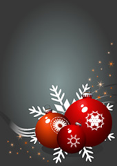 Image showing Christmas balls