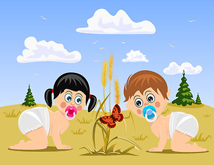 Image showing Kids playing