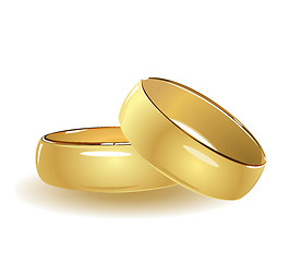 Image showing Simple wedding rings