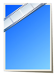 Image showing Blank photo, video template