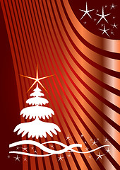 Image showing Red Christmas template