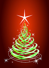 Image showing Green christmas tree