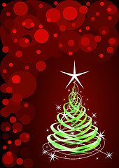 Image showing Green christmas tree