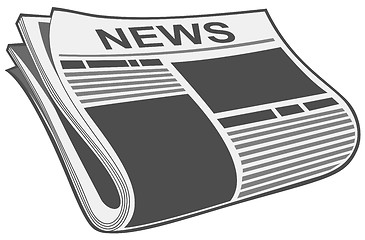 Image showing Newspaper vector