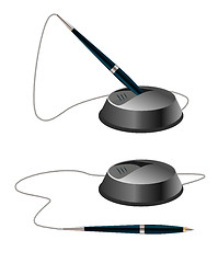 Image showing Vector illustration of two pens
