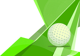 Image showing Golf, abstract design