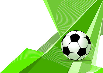 Image showing Soccer, abstract design