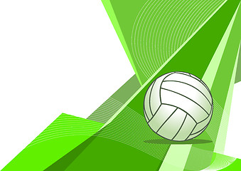 Image showing Volleyball , abstract design