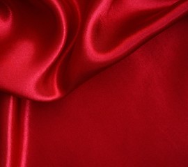 Image showing Smooth Red Silk as background 