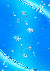 Image showing Blue water