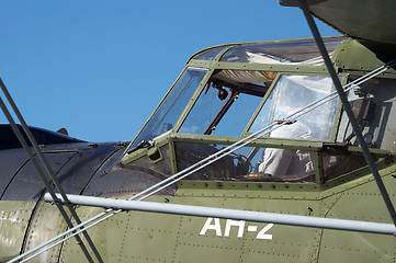 Image showing Biplane cabin