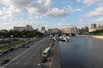 Image showing Moscow. Looking at the river