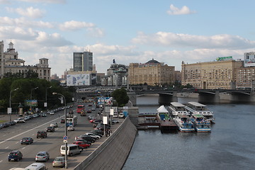 Image showing Moscow. Looking at the river