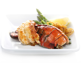 Image showing Grilled Lobster Tail