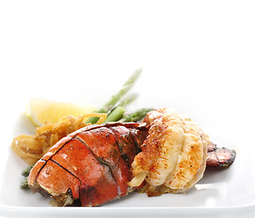 Image showing Grilled Lobster Tail