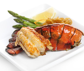 Image showing Grilled Lobster Tail