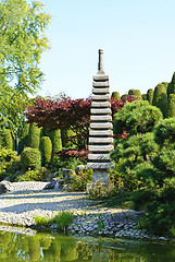 Image showing Japanese garden