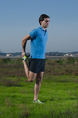 Image showing Runner exercising