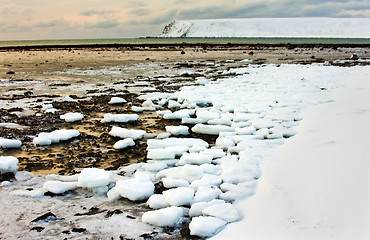 Image showing Sea ice is destroyed