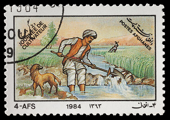 Image showing Afghan Stamp