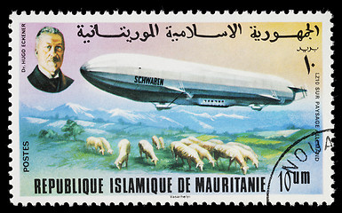 Image showing Zeppelin Stamp