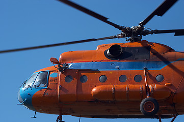 Image showing Helicopter take-off