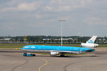 Image showing KLM McDonnell Douglas MD-11 at Schiphol airport