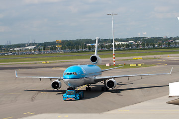 Image showing KLM McDonnell Douglas MD-11 at Schiphol airport