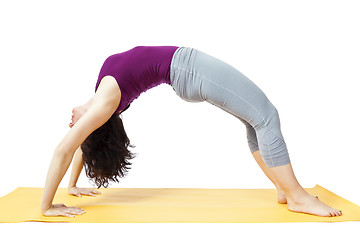 Image showing yoga woman