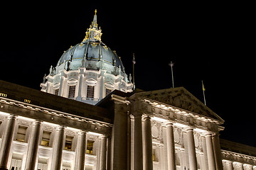 Image showing San Francisco City Hall at Night