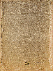 Image showing Wallpaper of carton box. Old book cover background