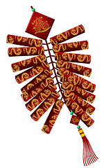 Image showing Chinese New Year Dragon Firecrackers