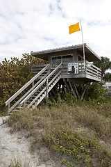 Image showing lifeguard station