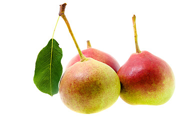 Image showing Three pears