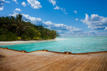 Image showing Maldives background